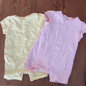 H&M 2- pack short romper